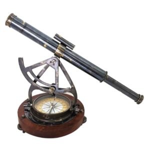 TEODOLITO BRÚJULA DE LATÓN 12'' DECORATIVO